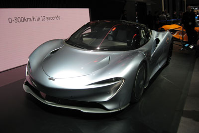 McLaren Hybrid Speedtail -three seats-1036 bhp - 250 mph